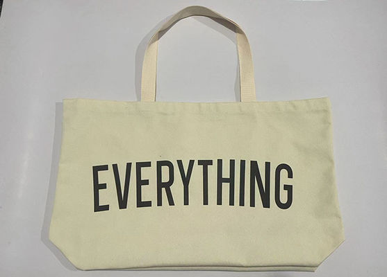 Logotipo personalizado aceito Medium Oversized Tote de compras impresso para conveniência de viagem