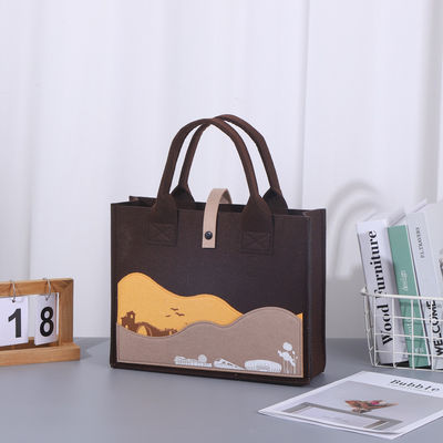 Impressão de bolsas de algodão personalizadas para estudantes de moda de tamanho médio e OEM / ODM