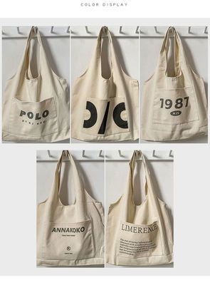 Sacos de compras de grande capacidade com logotipo personalizado e design de moda perfeito