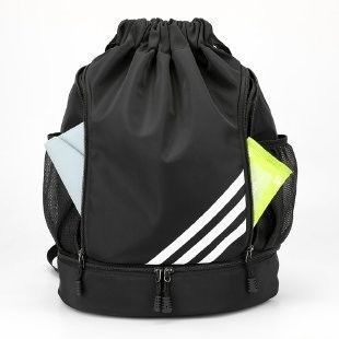 20-37 Litros de capacidade Mochila leve com corda de tração para basquetebol e futebol