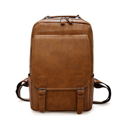 20-37 Litros Capacidade Mochila Softback para Saco de Negócios e Saco Escolar de Couro para Homens