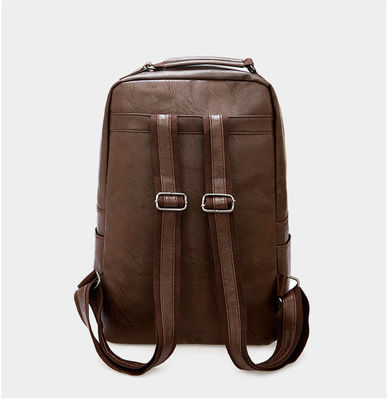 20-37 Litros Capacidade Mochila Softback para Saco de Negócios e Saco Escolar de Couro para Homens