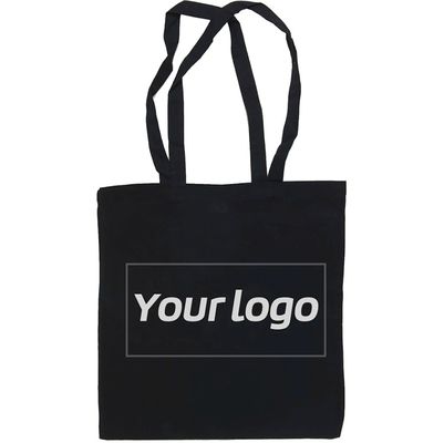 O mais novo logotipo personalizado da moda Eco-friendly Canvas Tote Bag com fecho e bolso