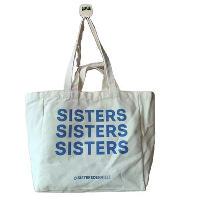 Logotipo Impresso Personalizado Regalos de algodão durável de lona de compras Tote Bag com cor personalizada