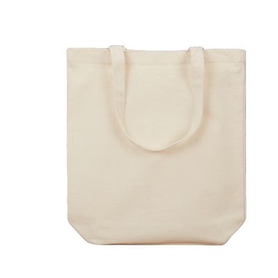 Mediano 30-50cm Saco de compras ecológico personalizado Saco de ombro de lona para presente reutilizável simples