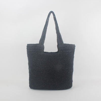 Acceptável OEM/ODM Summer Raffia Straw Tote Bag para saco de praia reciclado