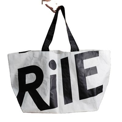 Logotipo personalizado Imprimir Saco de Tote de Tecido PP para Promoção de Estudos de Viagem à Praia