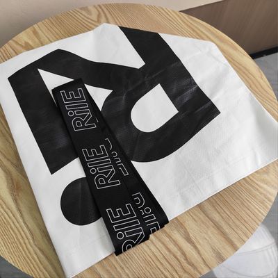 Logotipo personalizado Imprimir Saco de Tote de Tecido PP para Promoção de Estudos de Viagem à Praia