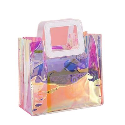 Saco de plástico transparente de PVC reutilizável para entusiastas de sacos de praia