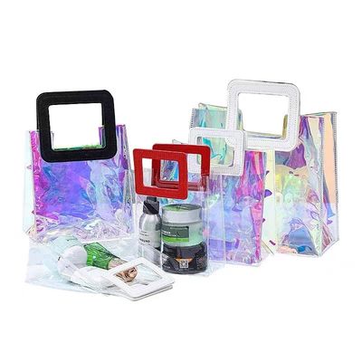 Saco de plástico transparente de PVC reutilizável para entusiastas de sacos de praia