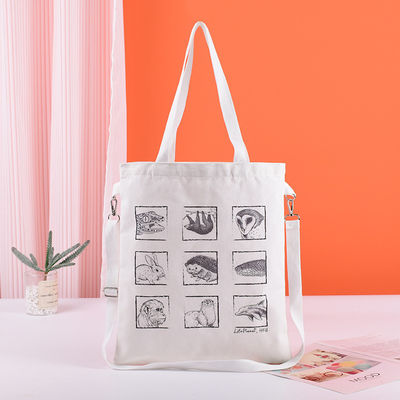 Sacos de Tote de Sublimação Logotipo personalizado impresso para saco de lona de grande capacidade reutilizável