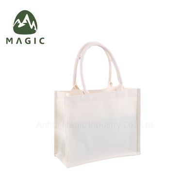 Outlet em branco Logotipo personalizado Impressão de lona Sacos de algodão para a vida escolar diária