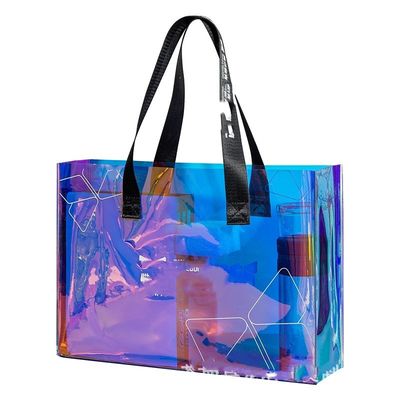 Logotipo personalizado aceito Saco de roupa à prova d'água para mulheres Saco de compras TPU reciclado