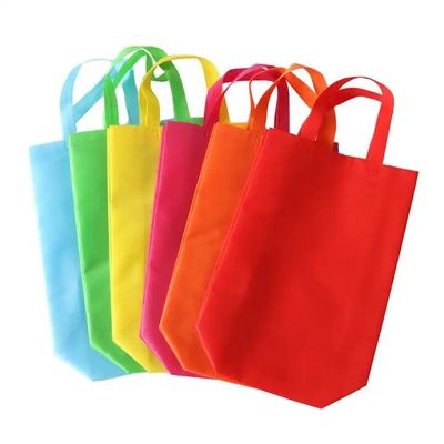 Logotipo personalizado Saco de compras não tecido para promoções de bolsas de presente de férias reutilizáveis