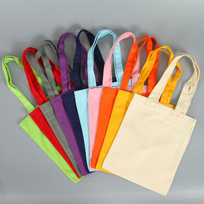 Cores personalizadas Reutilizáveis Tecido de Design Canvas Algodão Bolsa de Compras Eco Amigável