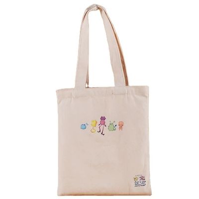 Estilo manuseável Eco-friendly Custom Logo Impresso de lona de tecido Saco de compras de algodão Sacos Tote