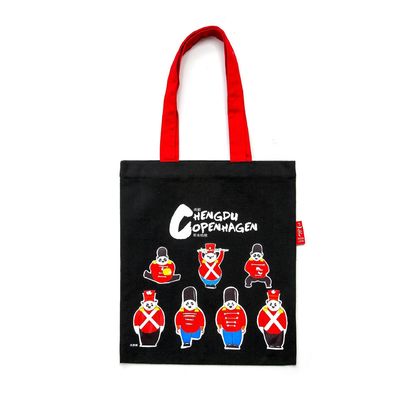 Logotipo personalizado Impresso Bolsas de Tote de lona em cores pretas vermelhas rosa azul roxo roxo para reutilização