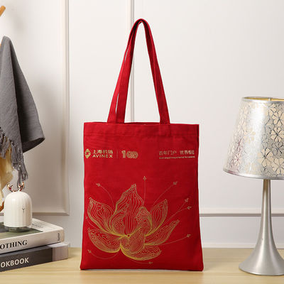Logotipo personalizado Impresso Saco de Tote de lona reutilizável para necessidades de compras diárias da vida escolar