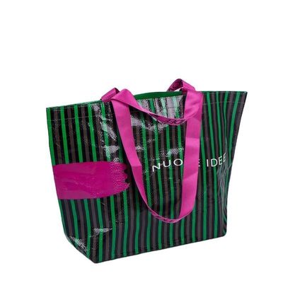 2023 Design Laminado Reciclável PP tecido Tote Saco para Customizado Saco de Compras Design
