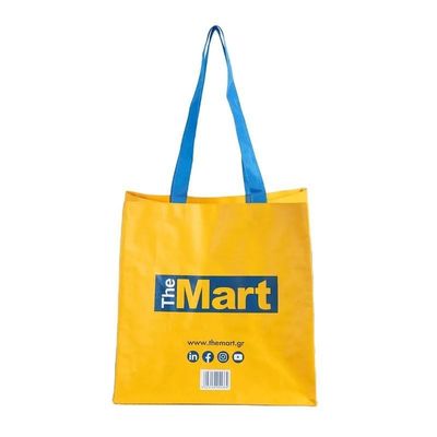2023 Design Laminado Reciclável PP tecido Tote Saco para Customizado Saco de Compras Design