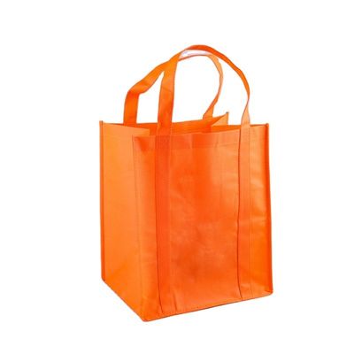 Logotipo personalizado Impresso Saco de Tote de Tecido Não Tecido para compras e promoção de supermercados