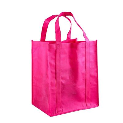 Logotipo personalizado Impresso Saco de Tote de Tecido Não Tecido para compras e promoção de supermercados