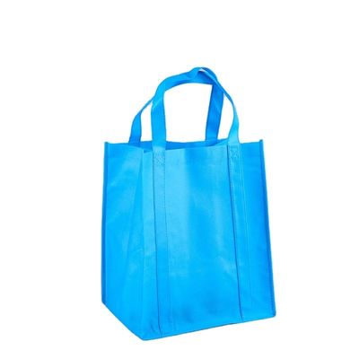 Logotipo personalizado Impresso Saco de Tote de Tecido Não Tecido para compras e promoção de supermercados