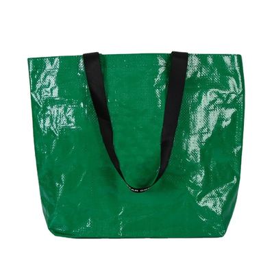 Bolsas de compras laminadas de tecido PP com logotipo personalizado