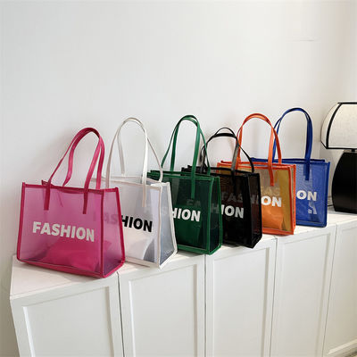 Saco de compras ecológico personalizado Desenho personalizado com logotipo Saco de praia reutilizável de malha de nylon