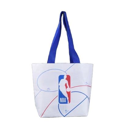 Saco de Tote de reciclagem RPET personalizado com design eco-friendly dobrável e material RPET
