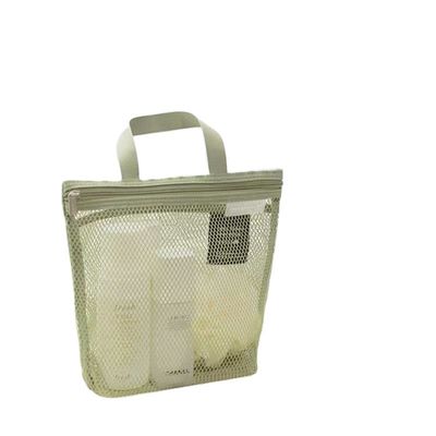 Saco de higiene personalizado de malha de peso leve Saco de rede de malha de nylon pequeno para armazenamento de banheiro