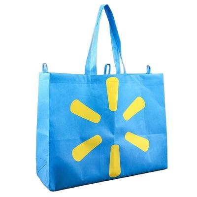 Compras de tecidos RPET Tote Bag com impressão de logotipo personalizado e material ecológico