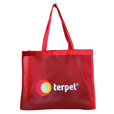 Saco de compras de grande capacidade com logotipo personalizado e personalizado