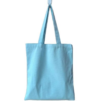 Logotipo personalizado recicla Eco Canvas Gift Shopping Bag Beach Bag Canvas Grocery Tote Bag OEM / ODM