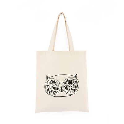 Saco de Tote de lona impresso sob medida para Eco Reciclado