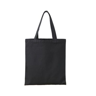 Bolsas de algodão de canvas reutilizáveis de compras personalizadas de tamanho médio com design ecológico