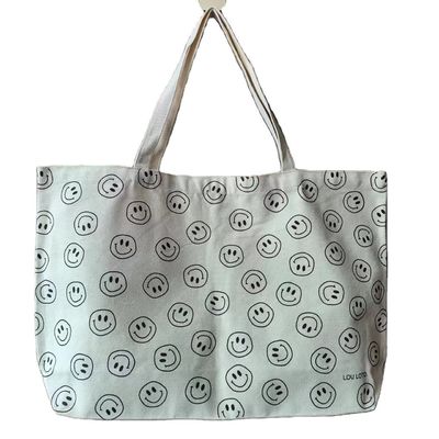 Reutilizavel Custom Impresso Eco reciclado simples algodão orgânico de lona Tote Saco Com Logotipo