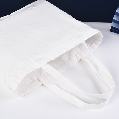 Aceitável OEM/ODM Logotipo de Impressão Personalizado Reutilizável Saco de Tote de Canvas de Algodão