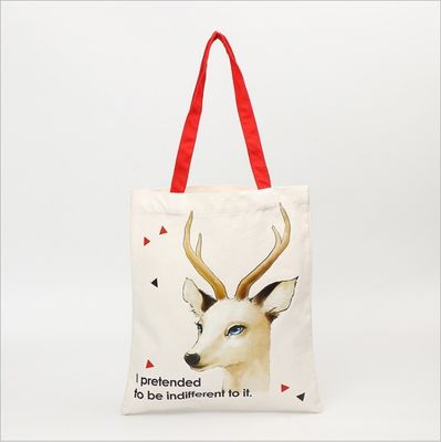 Saco de toque de tela de 10 oz com fecho e projetos de personalização
