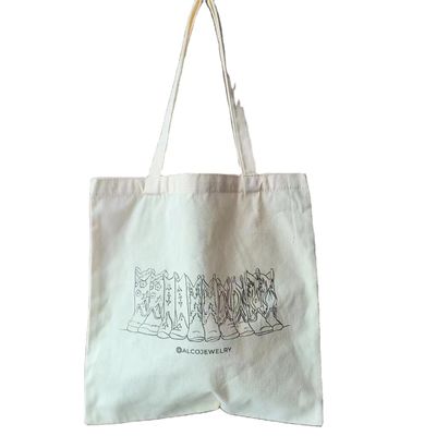 Design personalizado Saco de compras de lona simples ecológico com material reciclado