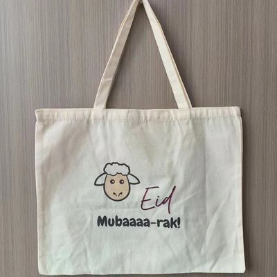 Design personalizado Saco de compras de lona simples ecológico com material reciclado