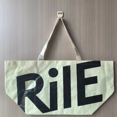Impressão personalizada extra grande reutilizável Saco de compras Tote Matte laminado PP tecido