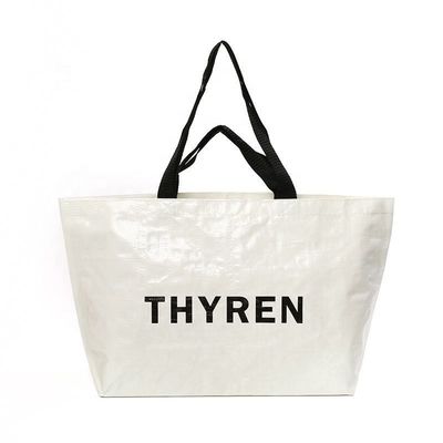 Impressão personalizada extra grande reutilizável Saco de compras Tote Matte laminado PP tecido