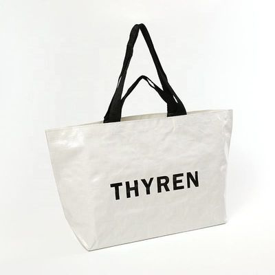 Impressão personalizada extra grande reutilizável Saco de compras Tote Matte laminado PP tecido