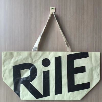 Saco de Tote da vida escolar diária reutilizável com impressão a cores completas e tamanho extra grande