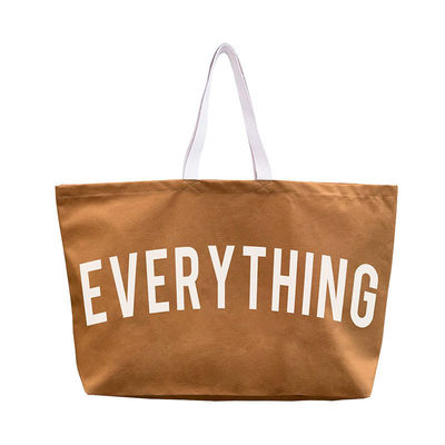 Bolsa de toque de lona aceitável OEM/ODM para mulheres Bolsa de ombro de venda ecológica de grande porte