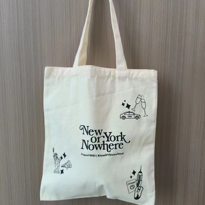 Impressão personalizada Bolsa de algodão personalizada para a vida escolar diária e ecológica