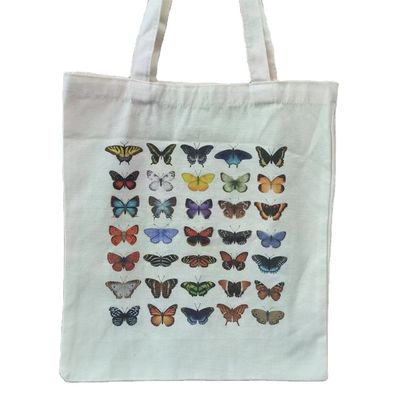 Cores personalizadas Reutilizável Eco Amigável Poliéster Algodão Lantejoulas Bolsas de compras