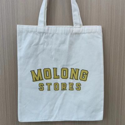 Cores personalizadas Reutilizável Eco Amigável Poliéster Algodão Lantejoulas Bolsas de compras