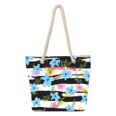 Saco de praia grande simples reutilizável Saco de praia com o mais novo estilo de moda